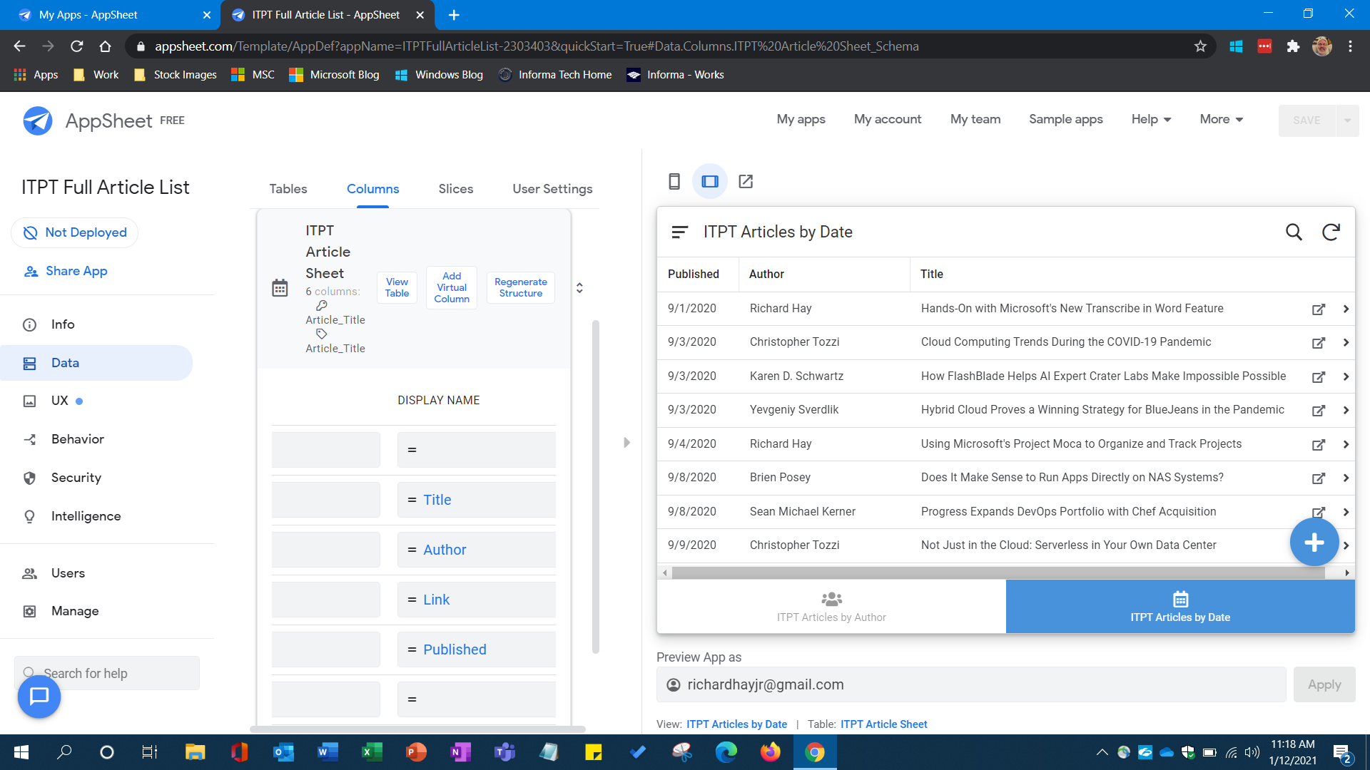 Google AppSheet: Hands-On with the No-Code Service