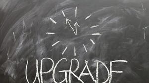 upgrade written in chalk on blackboard upgrade written in chalk on blackboard