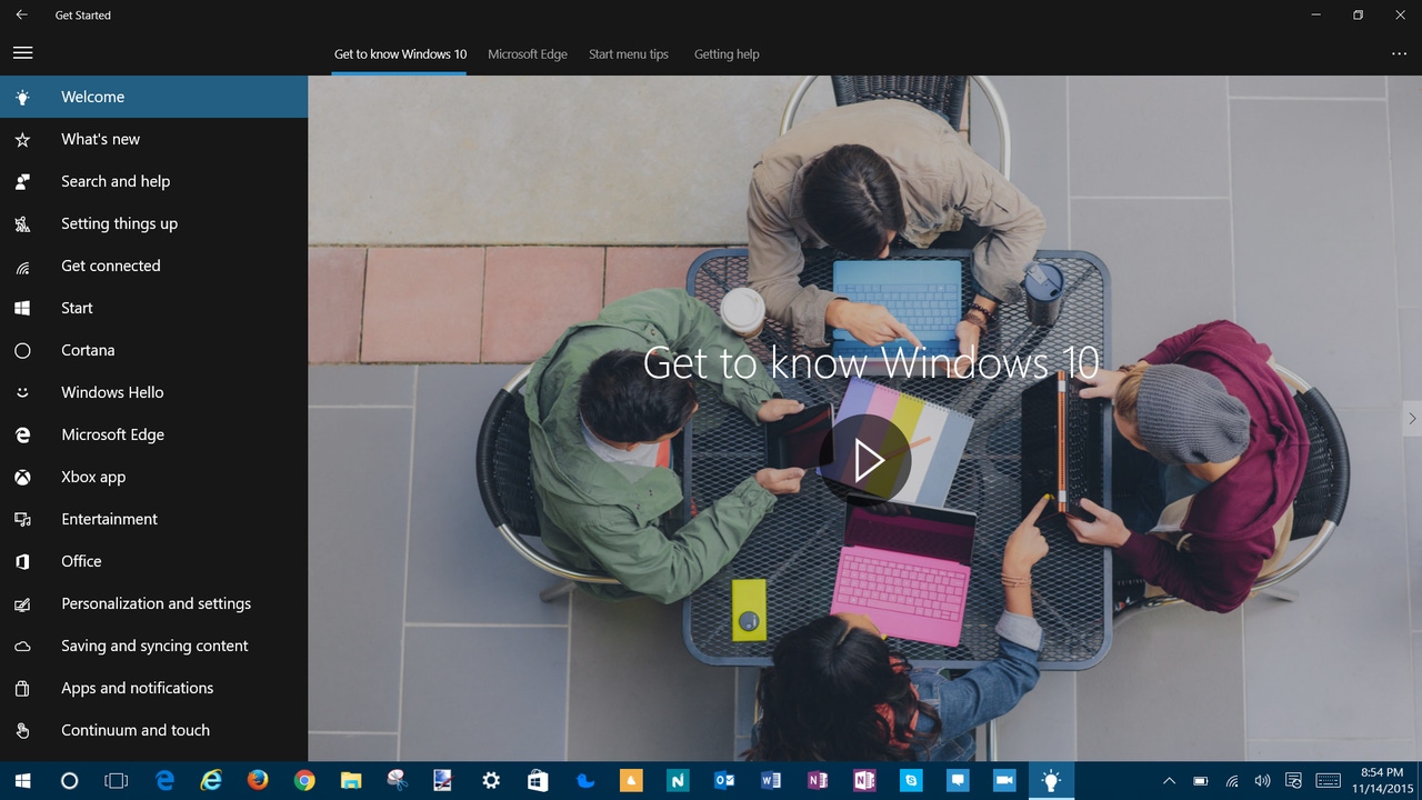 Windows 10 Get Started App Gallery Windows 10 Get Started App Gallery