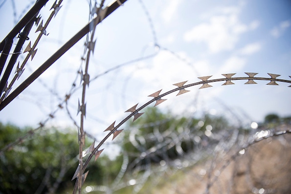 Barbed-wire fence Barbed-wire fence