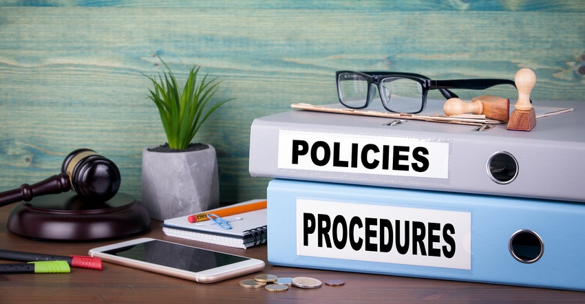 policies and procedures binders