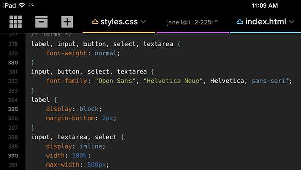 Coda makes the iPad even more productive