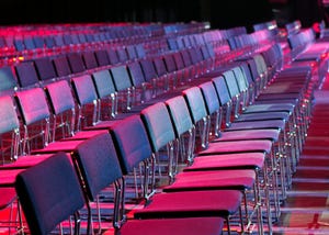 open source conference empty chairs open source conference empty chairs