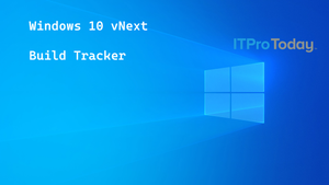 Windows 10 vNext Build Tracker Hero Image with Windows Logo
