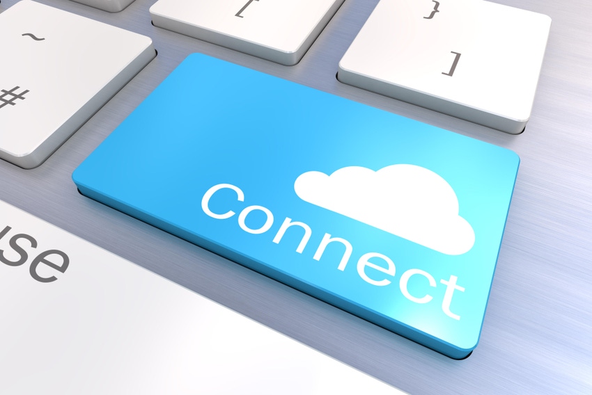 A keyboard key shows a cloud icon and says the word 'connect' A keyboard key shows a cloud icon and says the word 'connect'