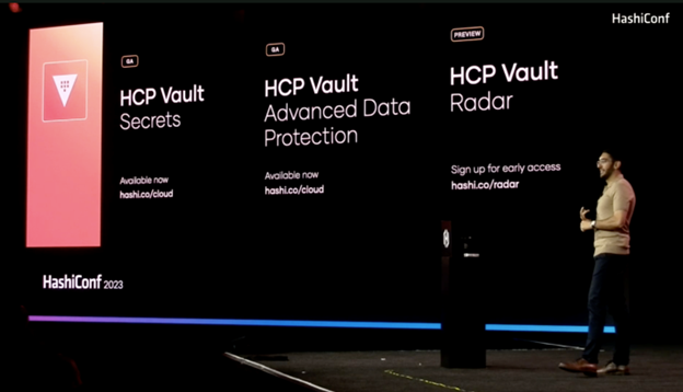 In his HashiConf keynote of Armon Dadgar detailing HashiCorps Vault In his HashiConf keynote of Armon Dadgar detailing HashiCorps Vault