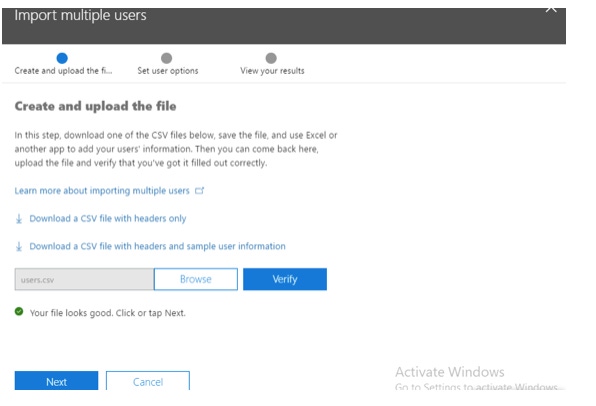How to Create Users in Bulk in Office 365