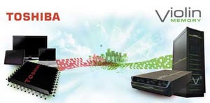 Violin Teams With Toshiba on High-Performance PCIe Cards Violin Teams With Toshiba on High-Performance PCIe Cards