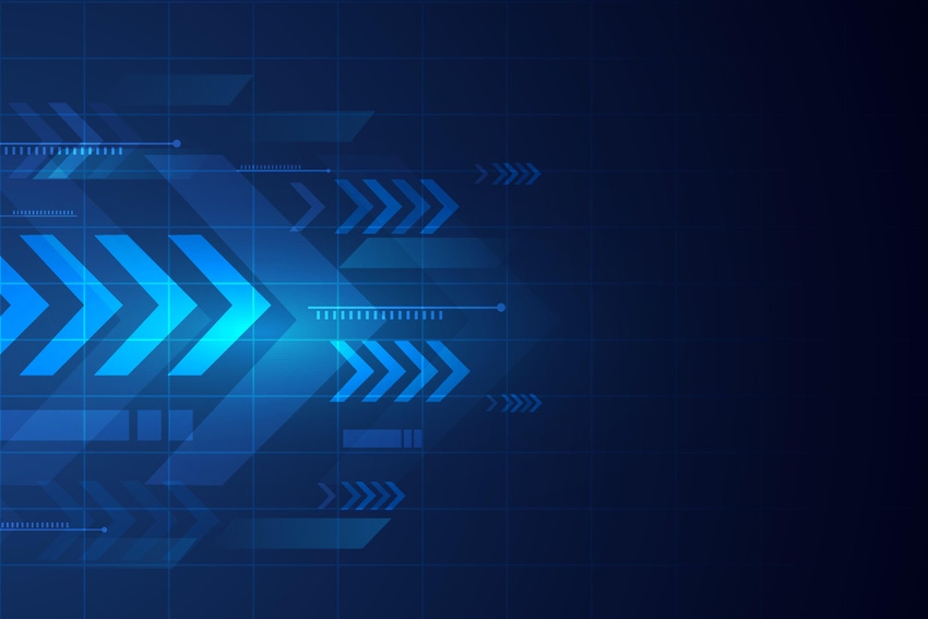 arrows on a blue background arrows on a blue background