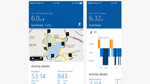 Microsoft Band App Updated on Android and iOS to Match Windows