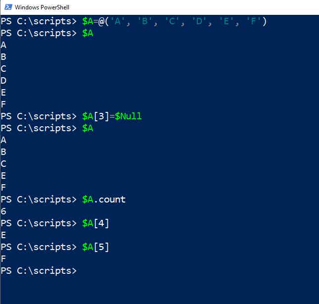 How to Remove an Item From a PowerShell Array