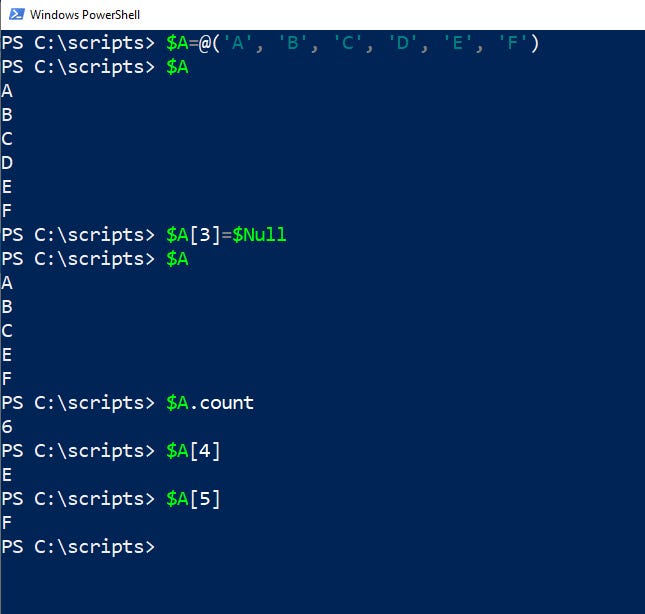 How to Remove an Item From a PowerShell Array