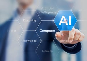 AI in business illustration