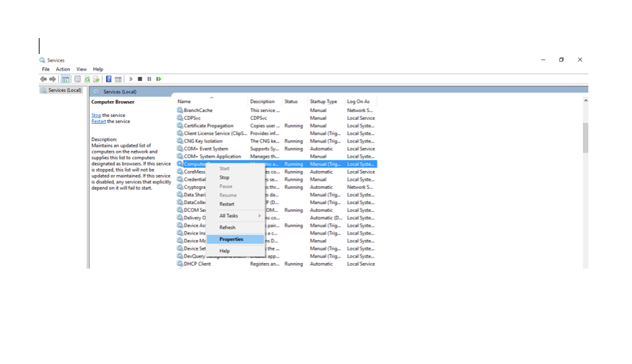 How to Start a Service with Specific User Account in Windows Server 2016