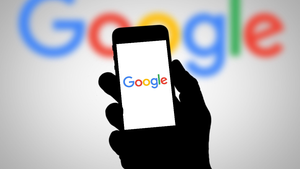 google logo on a smartphone