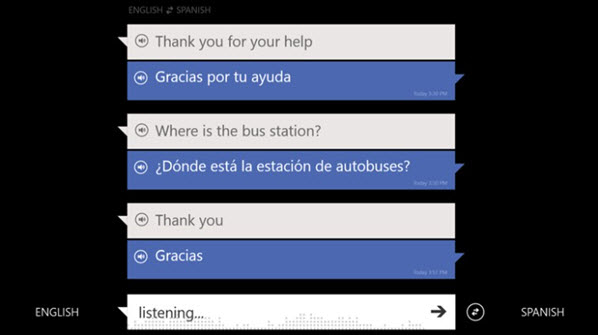 Bing Translator App Updated for Windows 8 and Windows Phone 8 with Speech-to-Speech Input