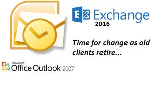Why Exchange 2016 ignores Outlook 2007