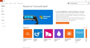 Microsoft Band Gets a Special Place in the Windows App Store