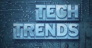 tech trends written in metal