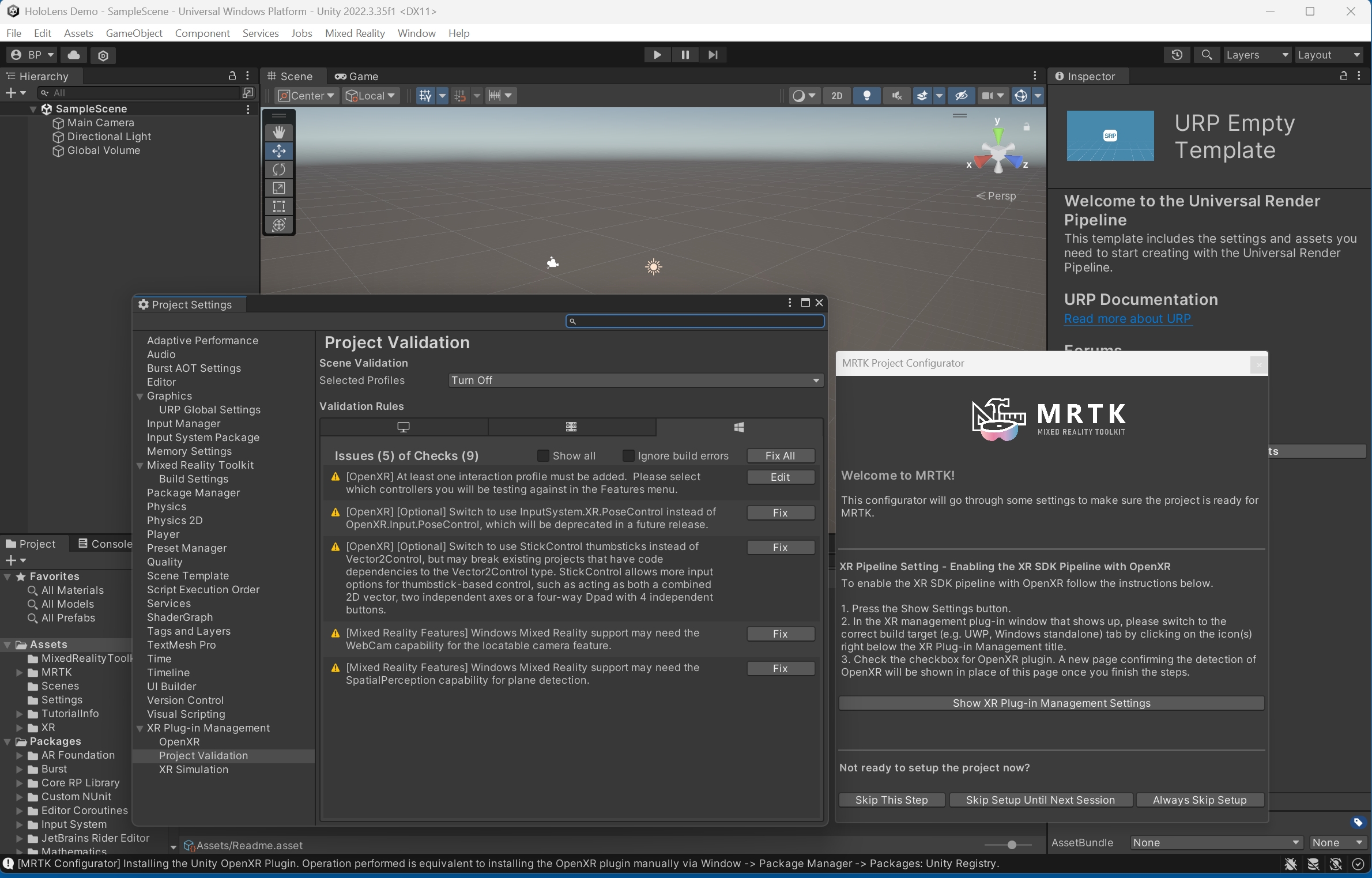 showing the Fix All button