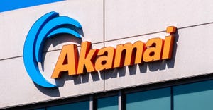 Akamai logo on a building Akamai logo on a building