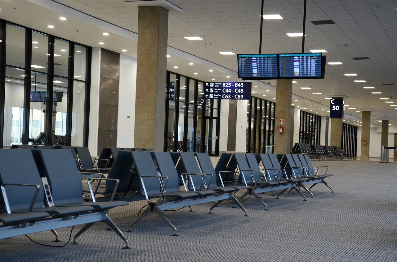 Image of airport waiting area