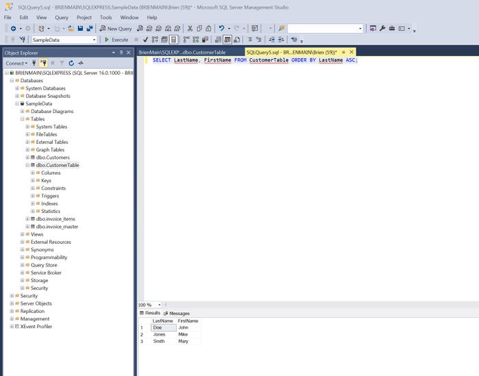 Introduction to SQL Commands, Part 3: Retrieving and Sorting Data