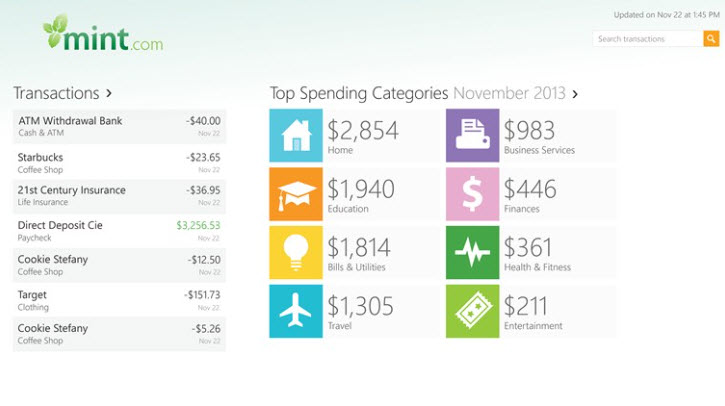Mint Brings Your Financial Life to Windows 8.1 and Windows Phone