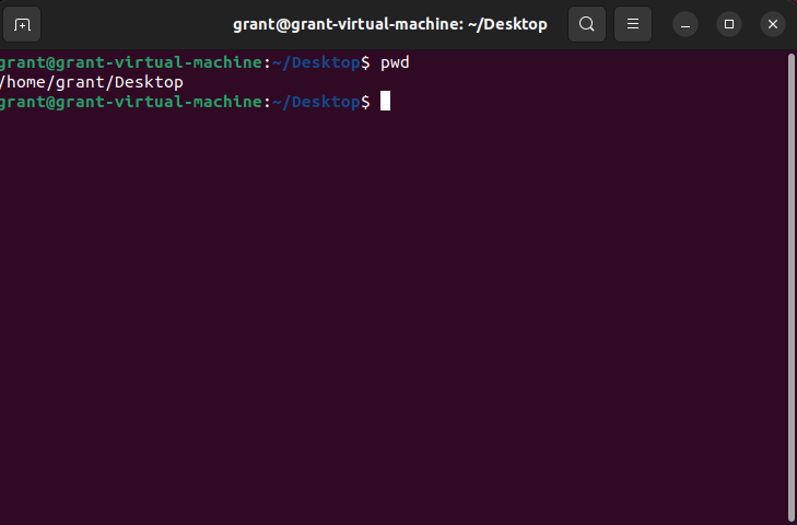 The pwd command is used in the Linux terminal