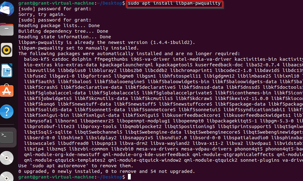 Showing how to import the PAM library package