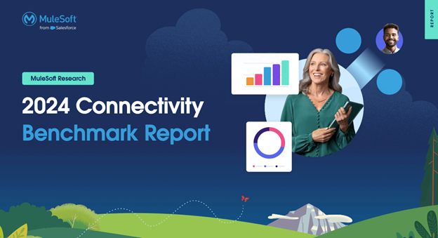 cover of MuleSoft's 2024 Connectivity Benchmark Report
