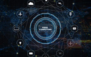 Edge computing concept art Edge computing concept art
