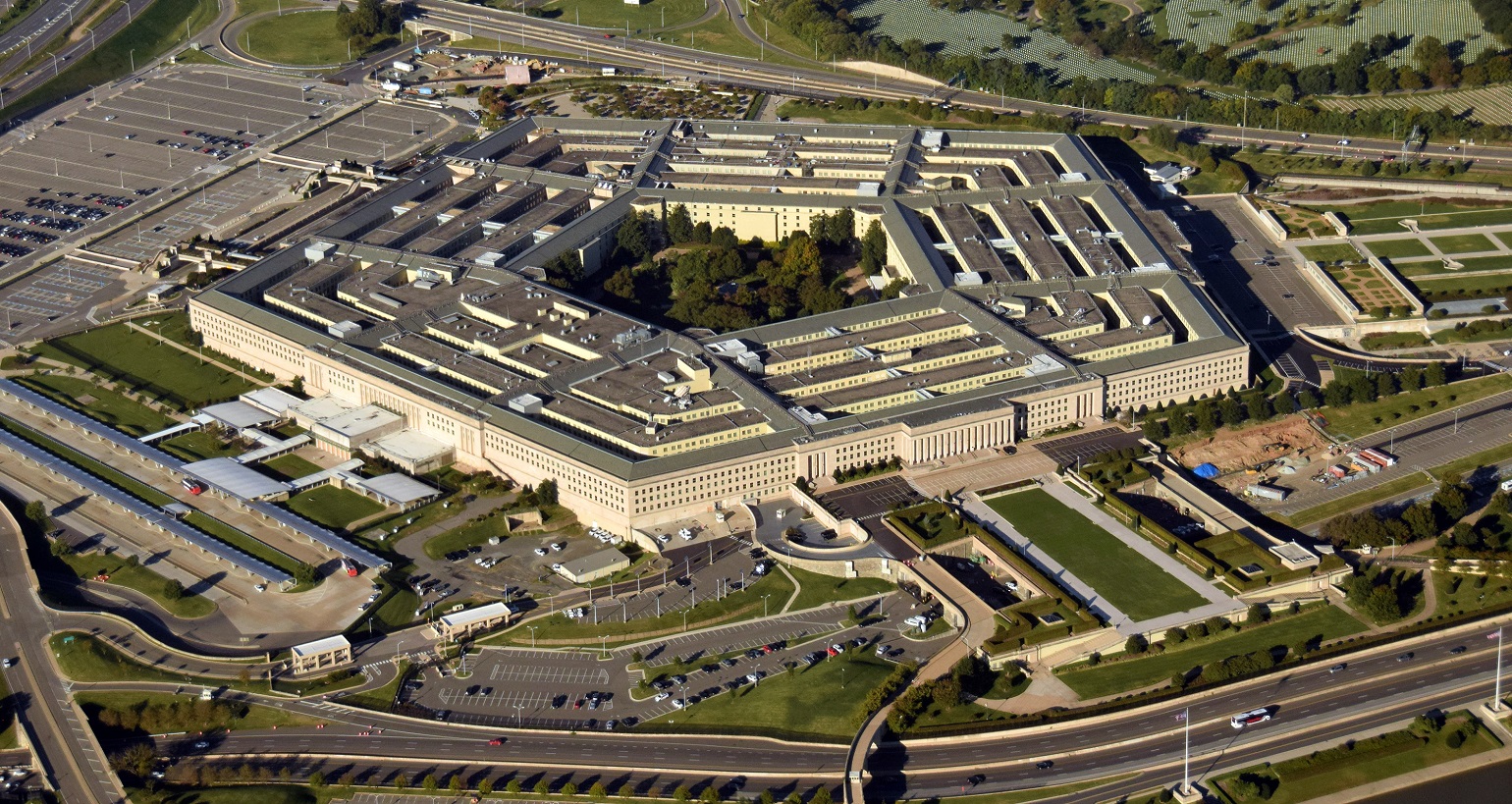 Pentagon aerial view