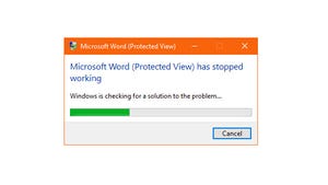 “Protected View Has Stopped Working” Message After Last Round of Office Updates