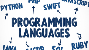 the words "programming languages" surrounded by the names of programming languages the words "programming languages" surrounded by the names of programming languages