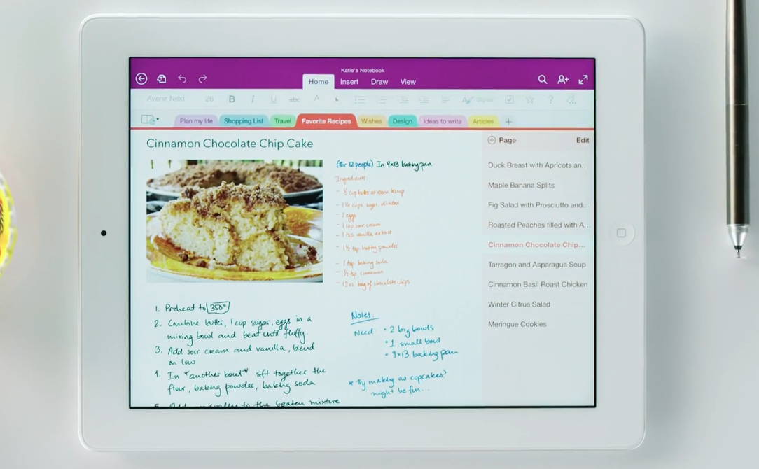 OneNote update brings support for handwriting recognition and OCR on iPad