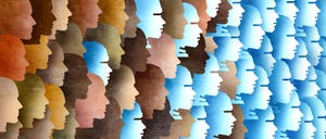 artwork showing human workers being gradually replaced by AI workers artwork showing human workers being gradually replaced by AI workers