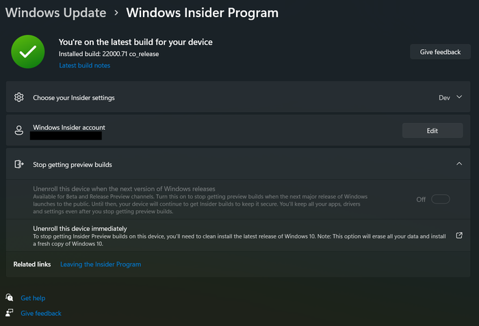 windows 11 insider for business device enrollment to test windows 11 OS windows 11 insider for business device enrollment to test windows 11 OS