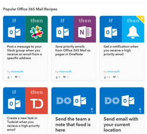 Office 365 joins IFTTT to automate routine tasks
