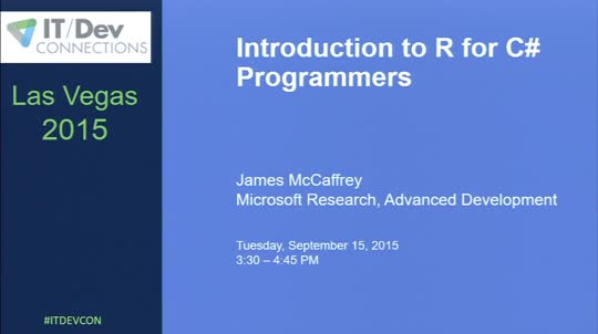 Introduction to R for C# Programmers