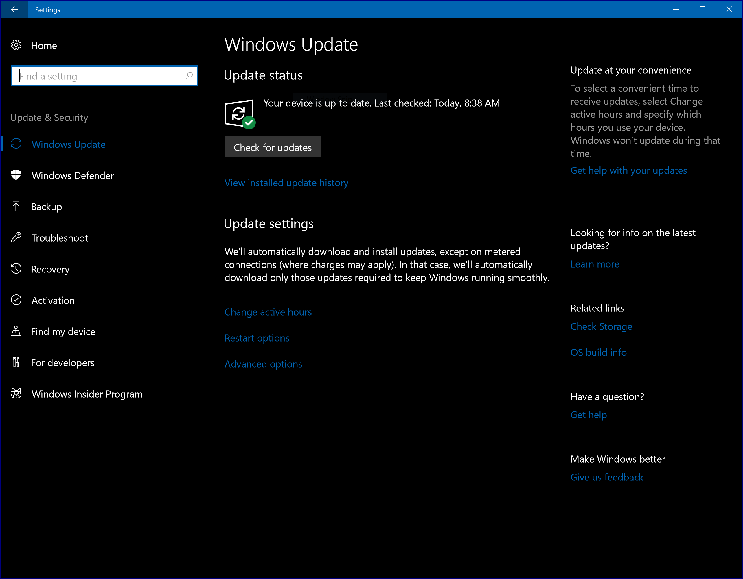 Quick ideas for the setup of Windows 10 on new devices