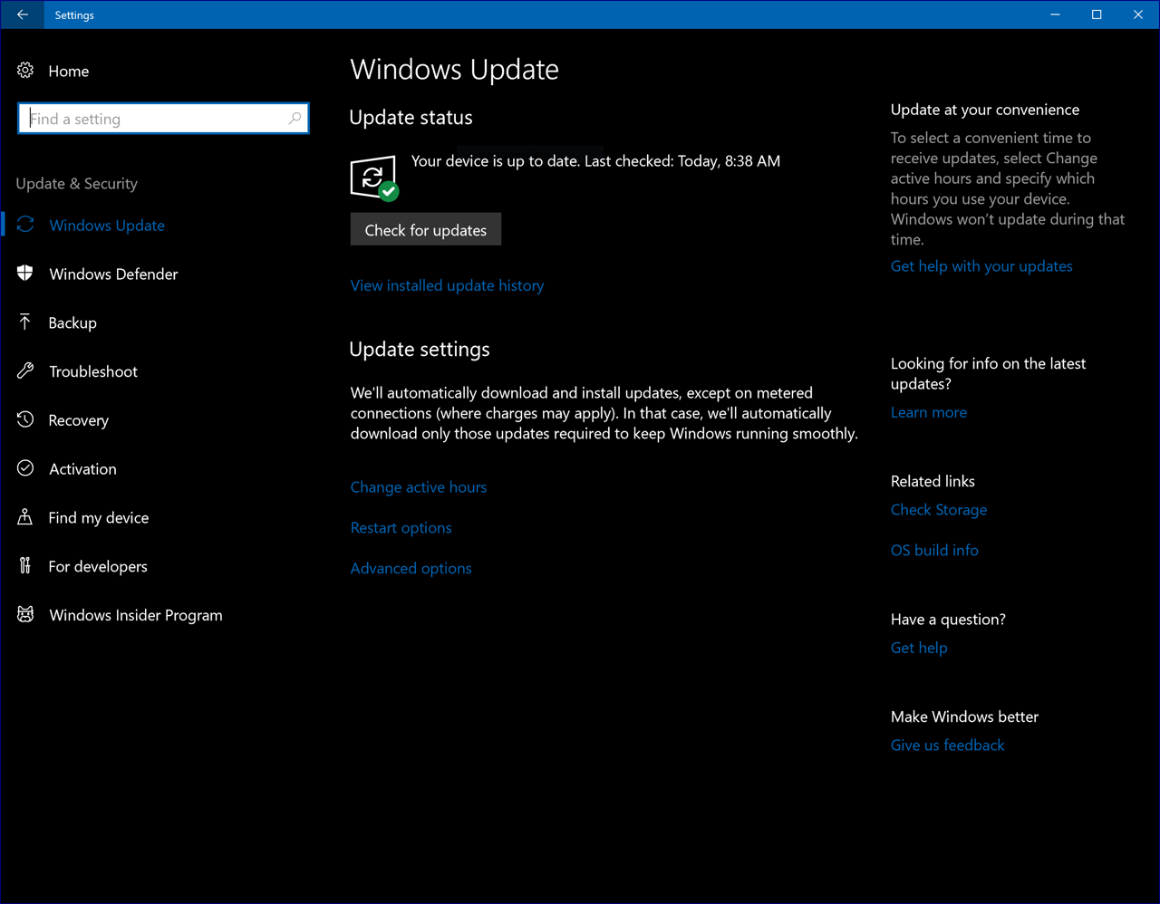 Quick ideas for the setup of Windows 10 on new devices