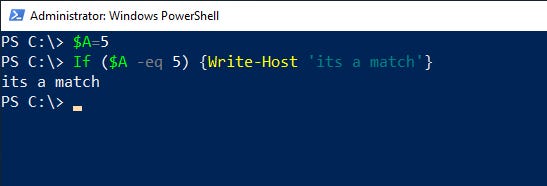 How To Use iIf Else Statements in Powershell