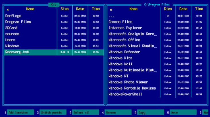 Windows 8.1 Goes Retro with XTree Clone