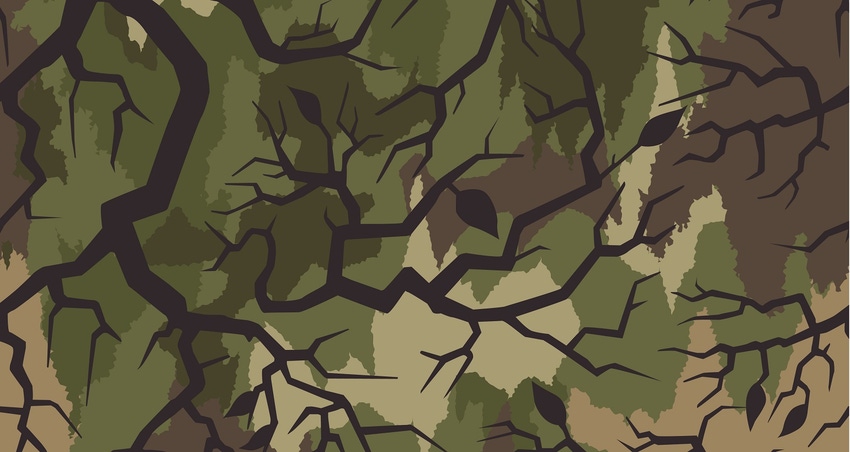 Thorn branch camouflage pattern
