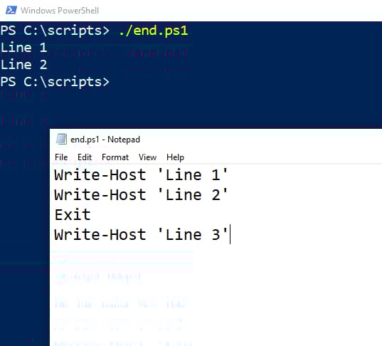 How To Add Exit Mechanisms in PowerShell Scripts