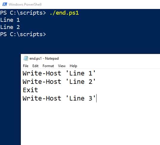 How To Add Exit Mechanisms in PowerShell Scripts
