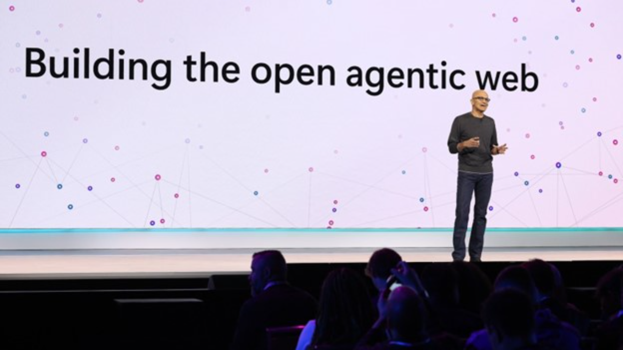 Microsoft CEO Satya Nadella at Build 2025 Microsoft CEO Satya Nadella at Build 2025