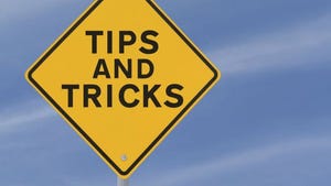 yellow roadsign reading TIPS AND TRICKS yellow roadsign reading TIPS AND TRICKS