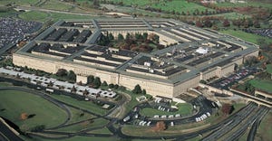 Pentagon building aerial photo Pentagon building aerial photo